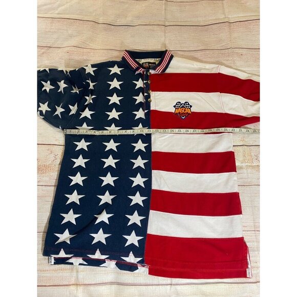 Nascar Cafe Men's Multi Polo Short Sleeve Y2K Shirt - Medium - Picture 8 of 10